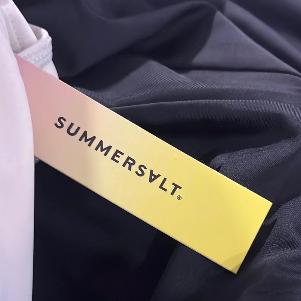 Summersalt Elegant Black and White Swimsuit